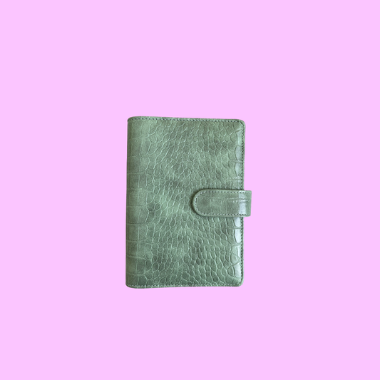 A6 Crocodile Skin Budgeting Binder