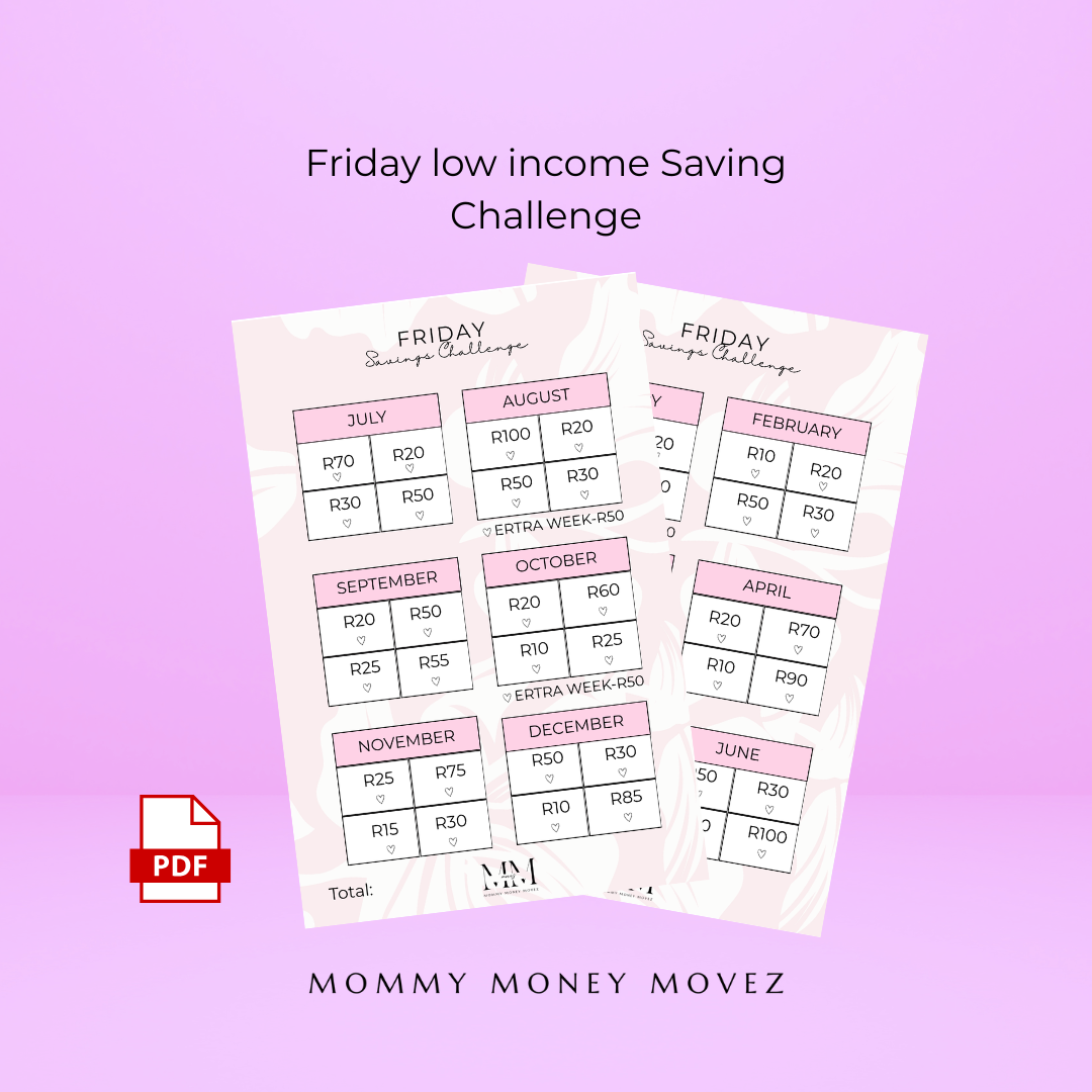 Friday Low income Savings Challenge