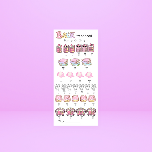 BACK TO SCHOOL SAVINGS CHALLANGE