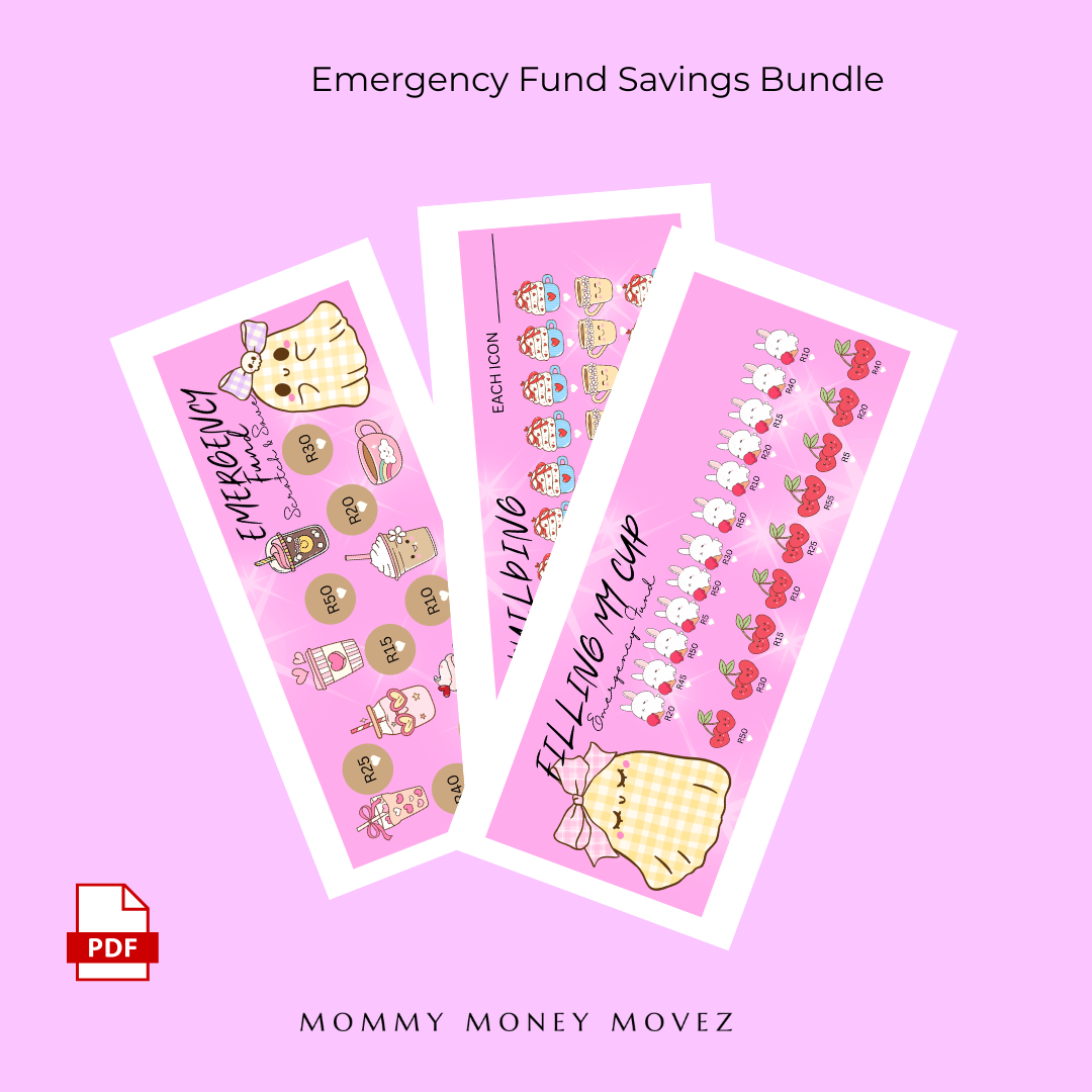 Emergency Fund Savings Challenge Bundle – Digital