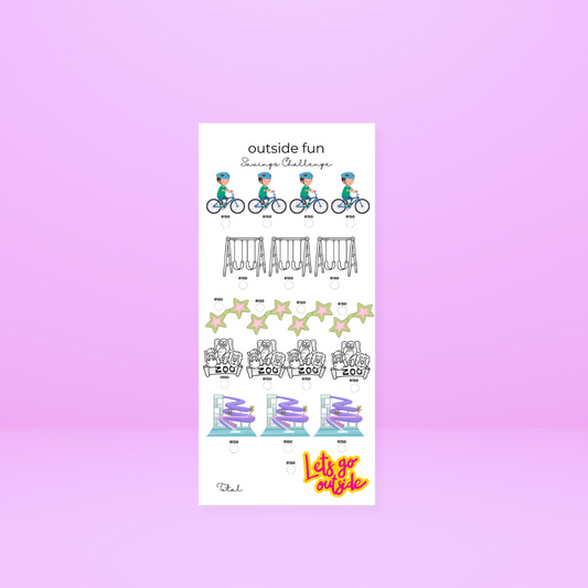 OUTSIDE FUN SAVINGS CHALLANGE