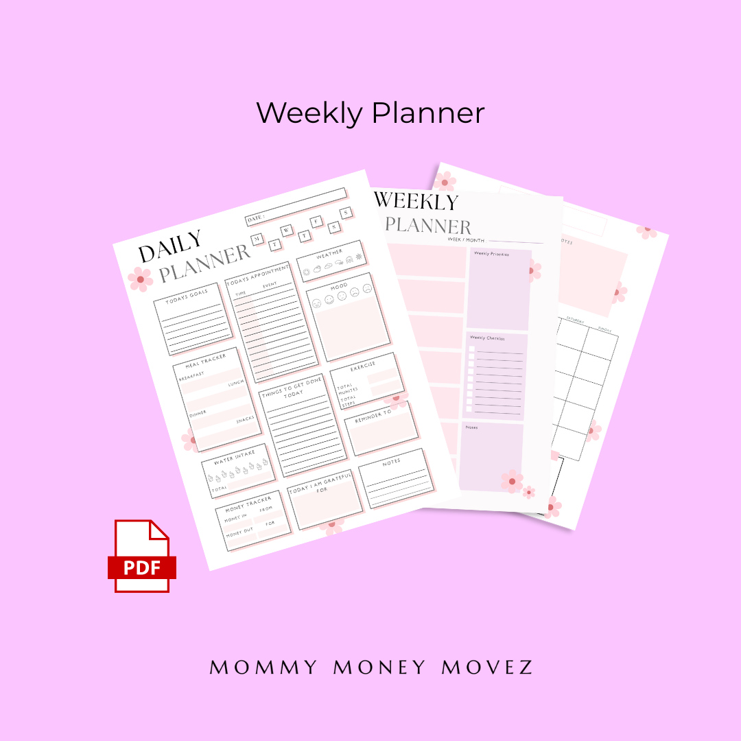 Weekly Planner - Organize Your Life, One Week at a Time