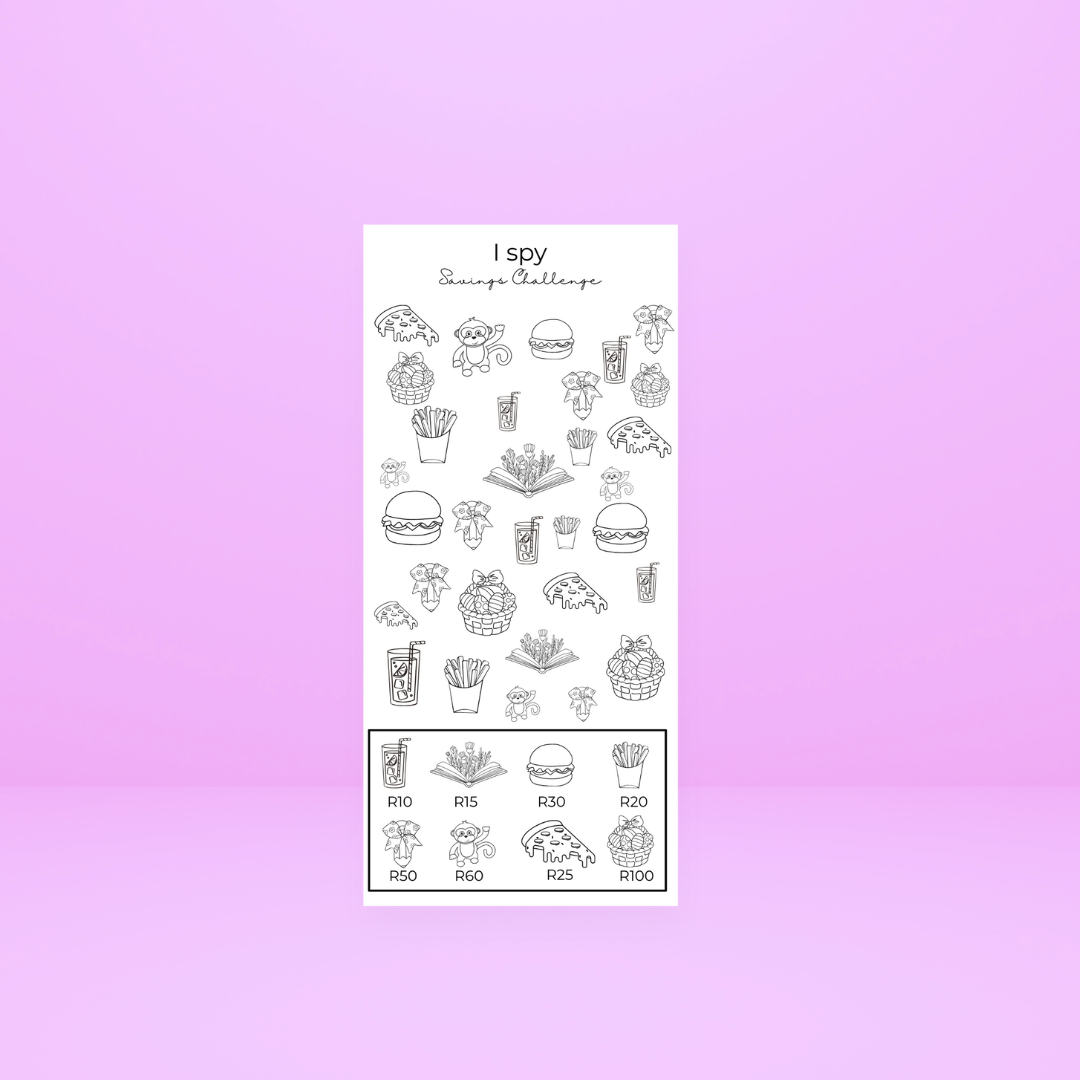 I SPY SAVINGS CHALLANGE
