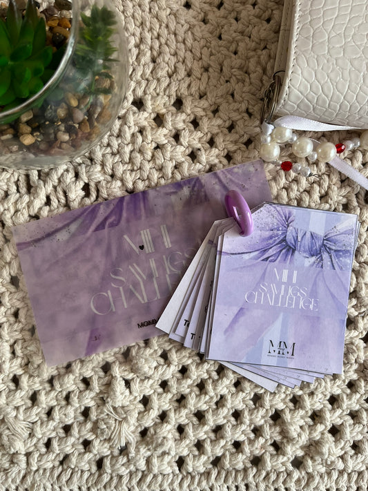 Mini Bow Savings Challenge – Purple