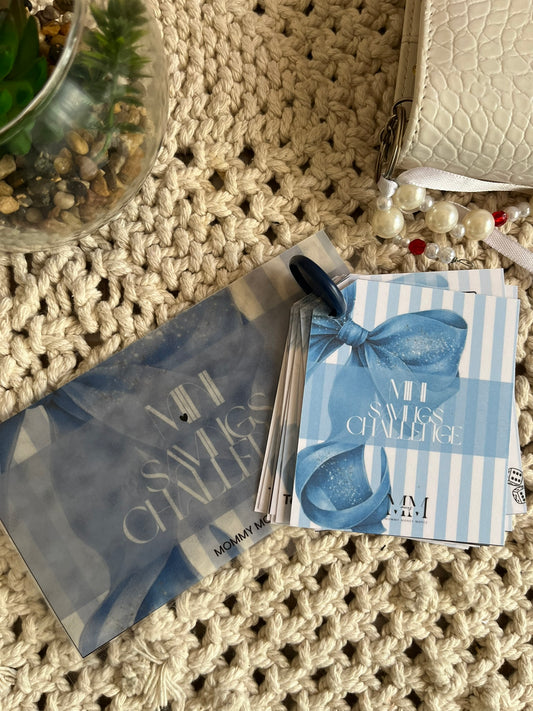 Mini Bow Savings Challenge – Blue