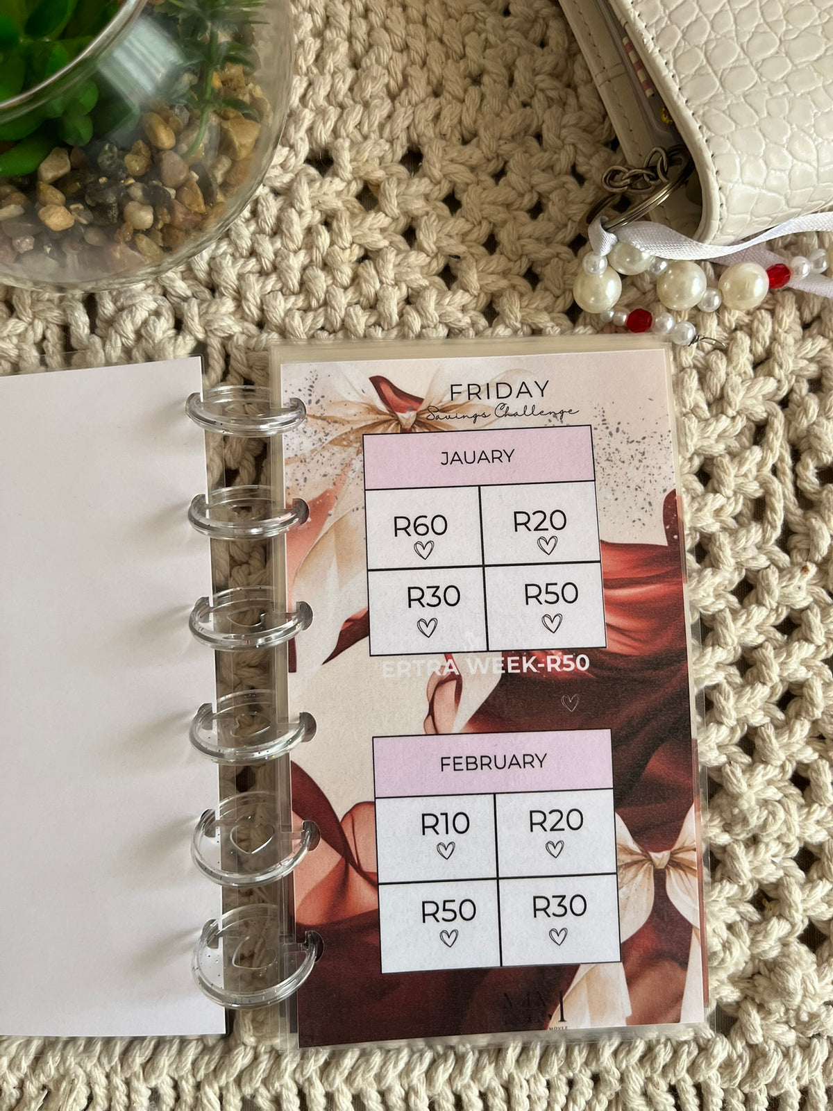 Friday Savings Challenge – Red 52-Week Set