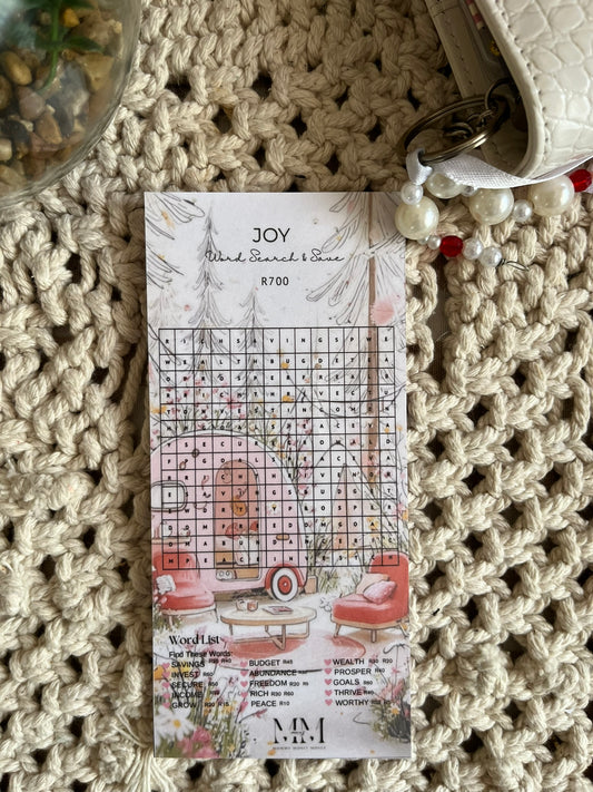 Crossword Puzzle Savings Challenge