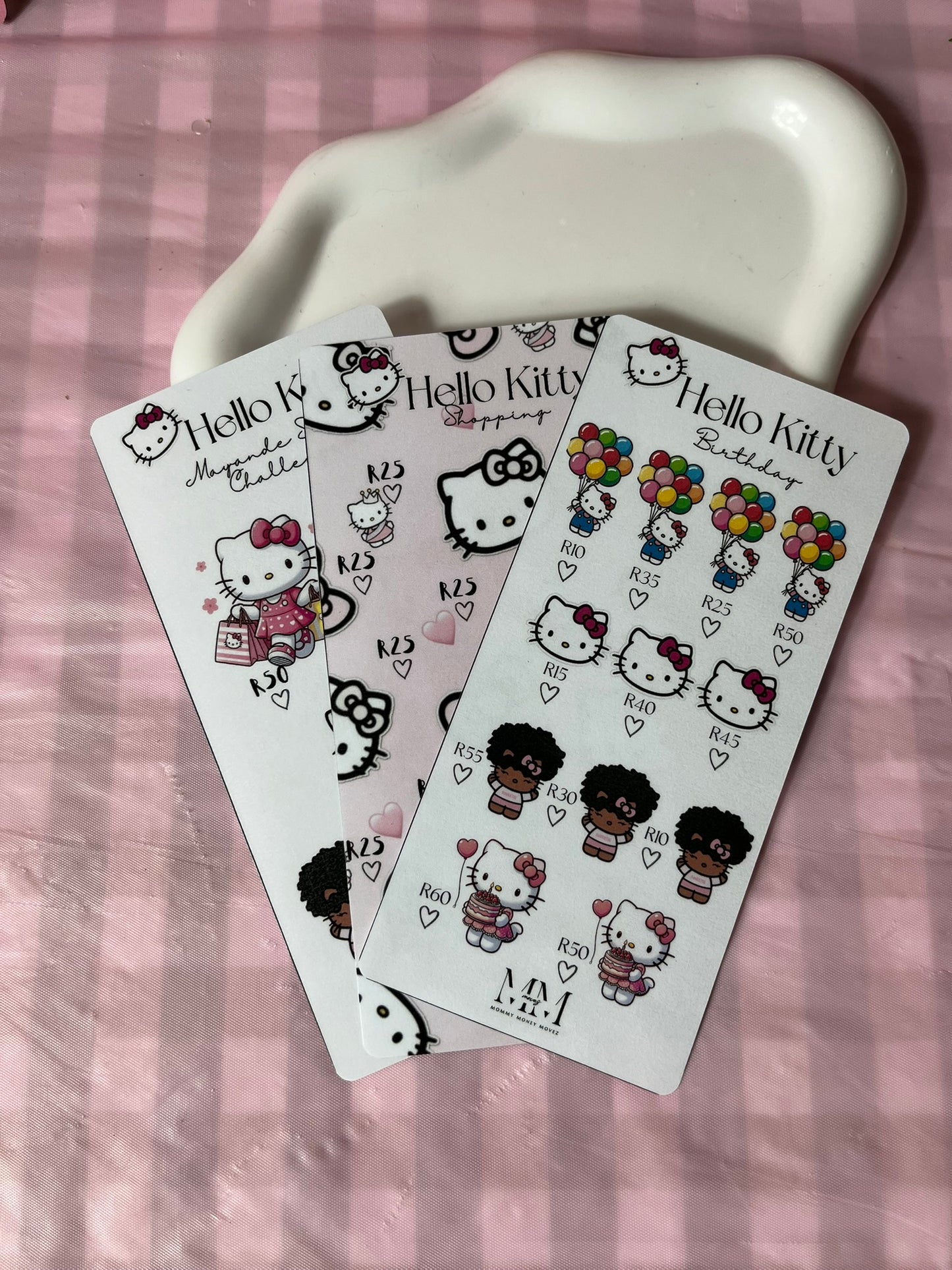 Mayande Kids Savings Challenge clear A6 Binder