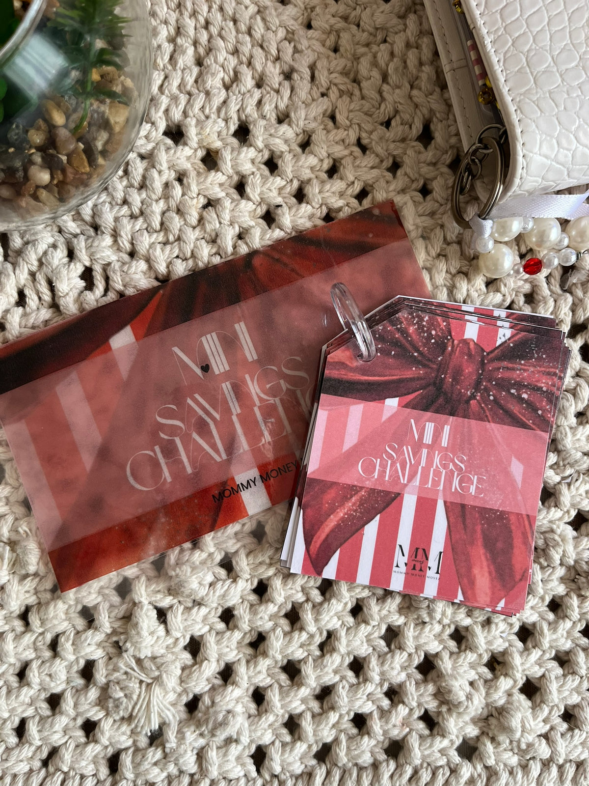 Mini Bow Savings Challenge – Red