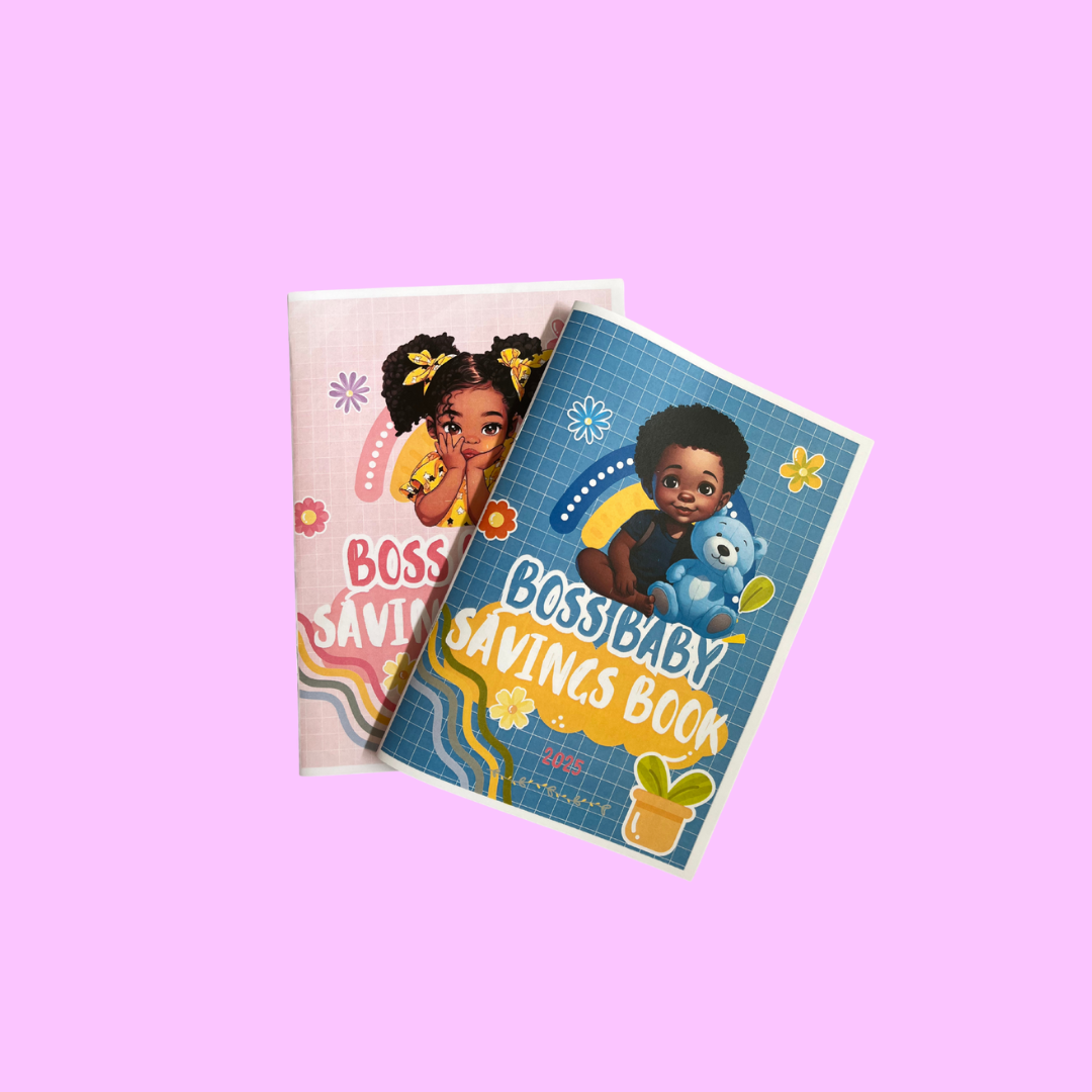 Kids Savings Challenge A5 Booklet – Boss Baby Edition